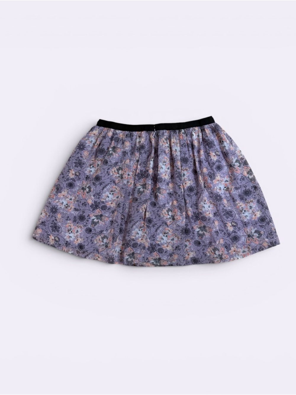 Victoria‎ Secret Floral Lavender Mini Skirt, Size 0, MSRP $50